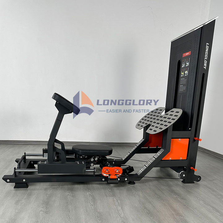 Hoe gebruik je de pin-loaded heupkrachtmachine?