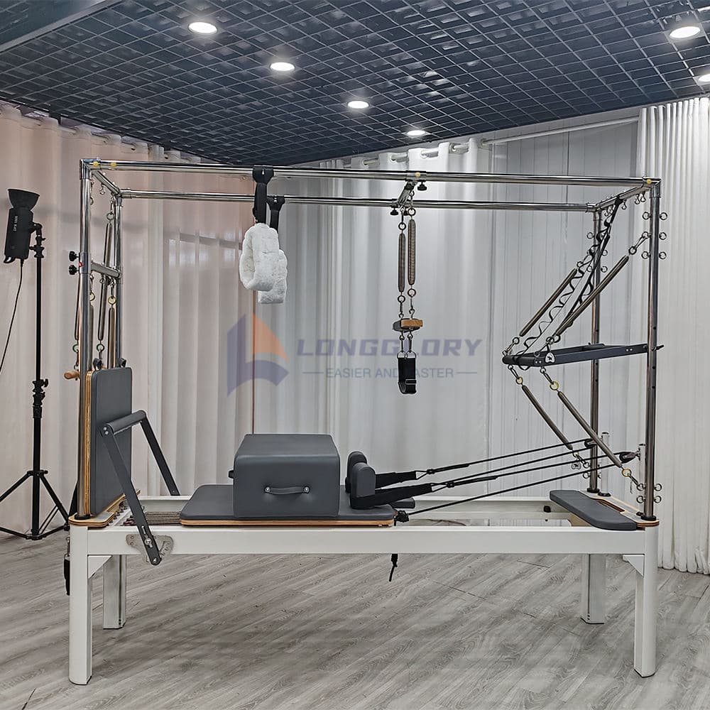 Aluminium drie-in-één Pilates Cadillac Reformer