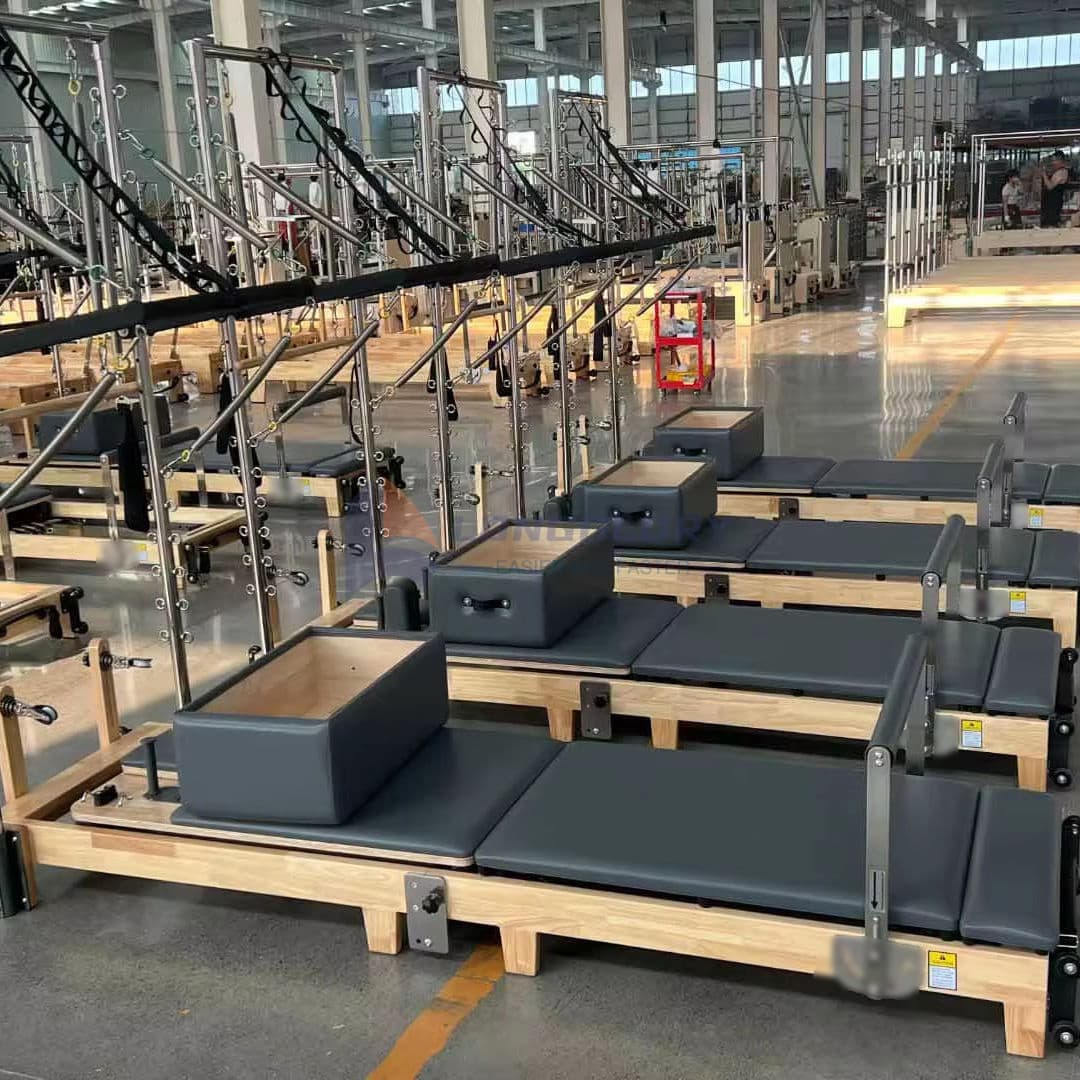 Eiken Pilates-hervormer met halve toren