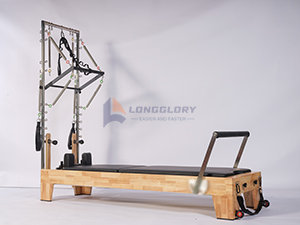 Oak Pilates Reformer met toren