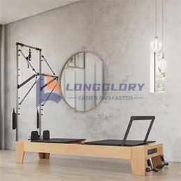 Eiken Pilates Reformer met toren