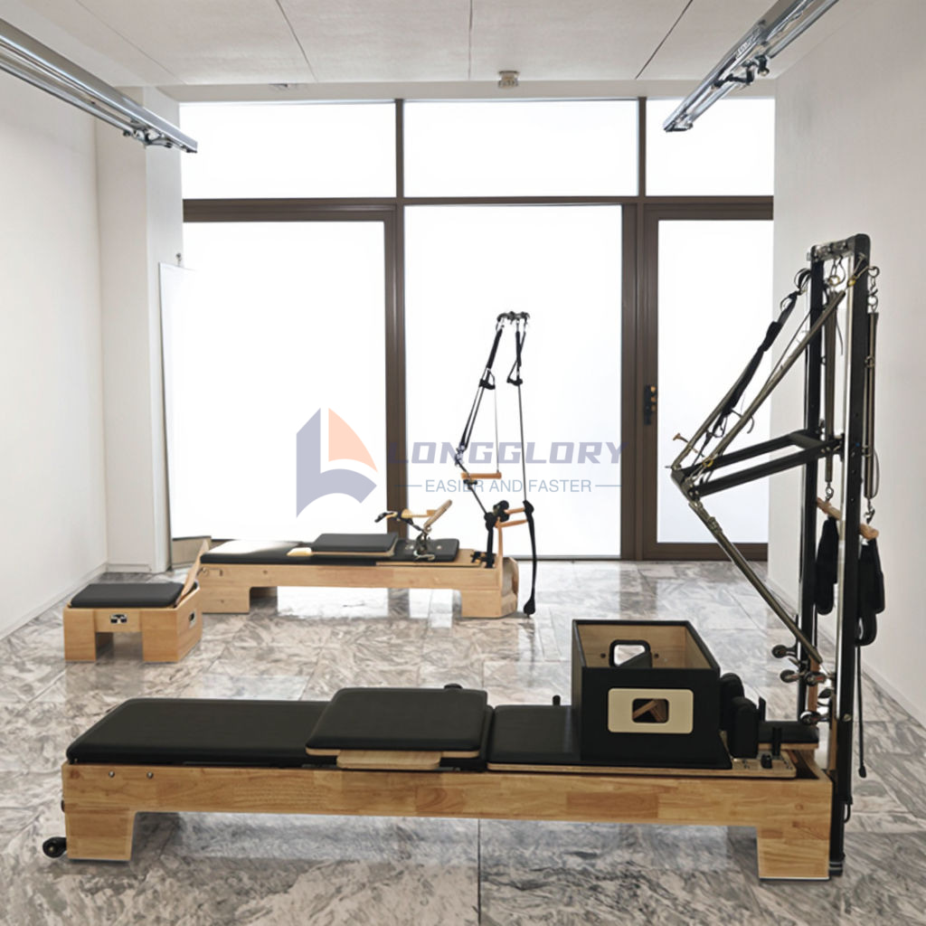 Oak Wood Pilates Machine met toren