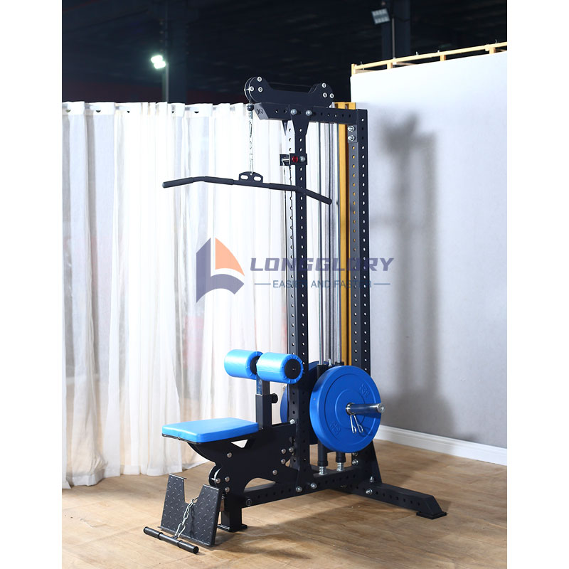 Plaatgeladen Lat Pulldown-machine