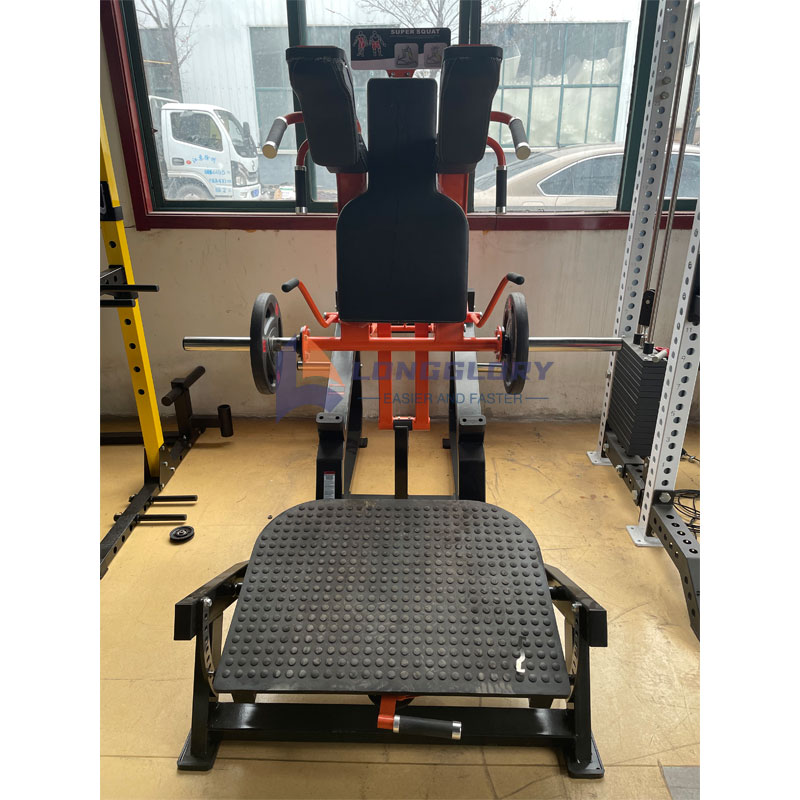 Plaatgeladen V-squatmachine